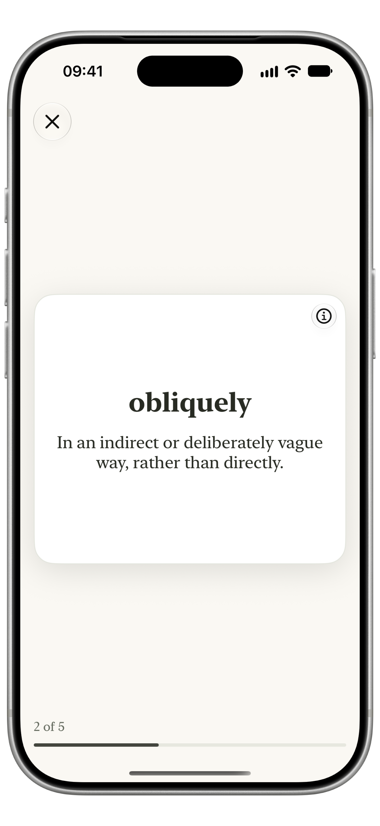 Omato Study session showing obliquely